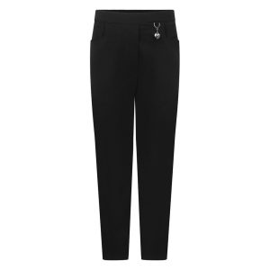 Girls Black School Trousers