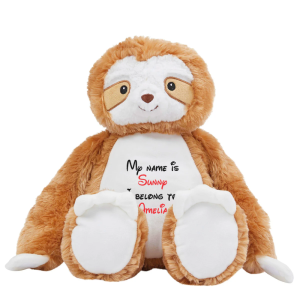 Large Personalised Sloth Teddy
