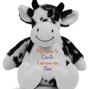Large Personalised Cow Teddy